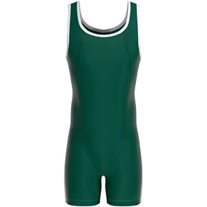 OEM Service <b>Men</b> Wrestling <b>Singlets</b> Custom Heat-Transfer Printing 100% Polyester Breathable Quick Dry Custom Designs - Product Image 2