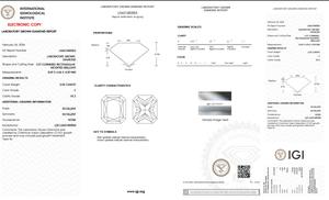 เพชรโตในห้องทดลองขนาด2.00กะรัตได้รับการรับรองว่า IGI มีความคมชัดระดับ VS2หินในห้องทดลอง - Product Image 5