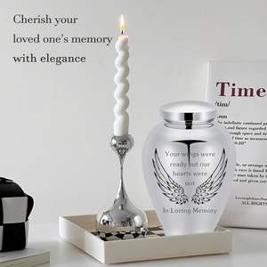 โกศบรรจุอัฐิรูปภาพ ปีกนางฟ้า ต้นไม้แห่งชีวิต สำหรับผู้หญิง ผู้ชาย ผู้ใหญ่ งานศพ ขนาดตามสั่ง - Product Image 2