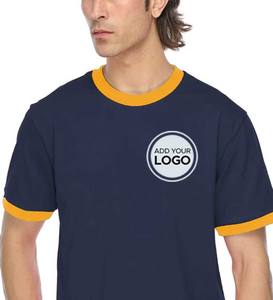 50% poliéster/50% algodón jersey tejido Ringer camisetas - Product Image 4