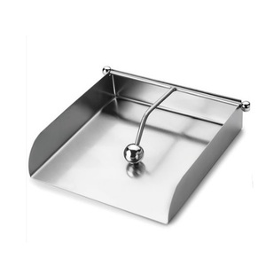 Servilletero de Metal de acero inoxidable con acabado plateado al por mayor, mesa decorativa hecha a mano, Color personalizado/tamaño, cartón duradero - Product Image 1