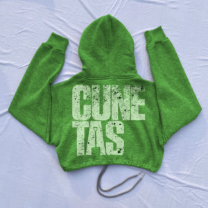 Sudadera con capucha corta de algodón de alta calidad para mujer, ropa de calle de invierno, estampado de lana suave, transpirable, ropa deportiva informal, ropa de descanso - Product Image 1