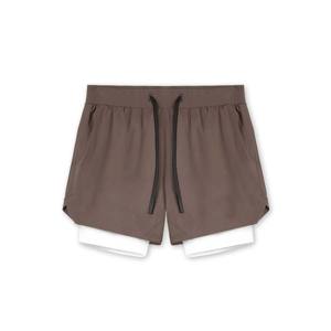 Pantalones cortos informales suaves con cordón para hombre con cintura elástica, ideales para un ajuste relajado y salidas informales - Product Image 1