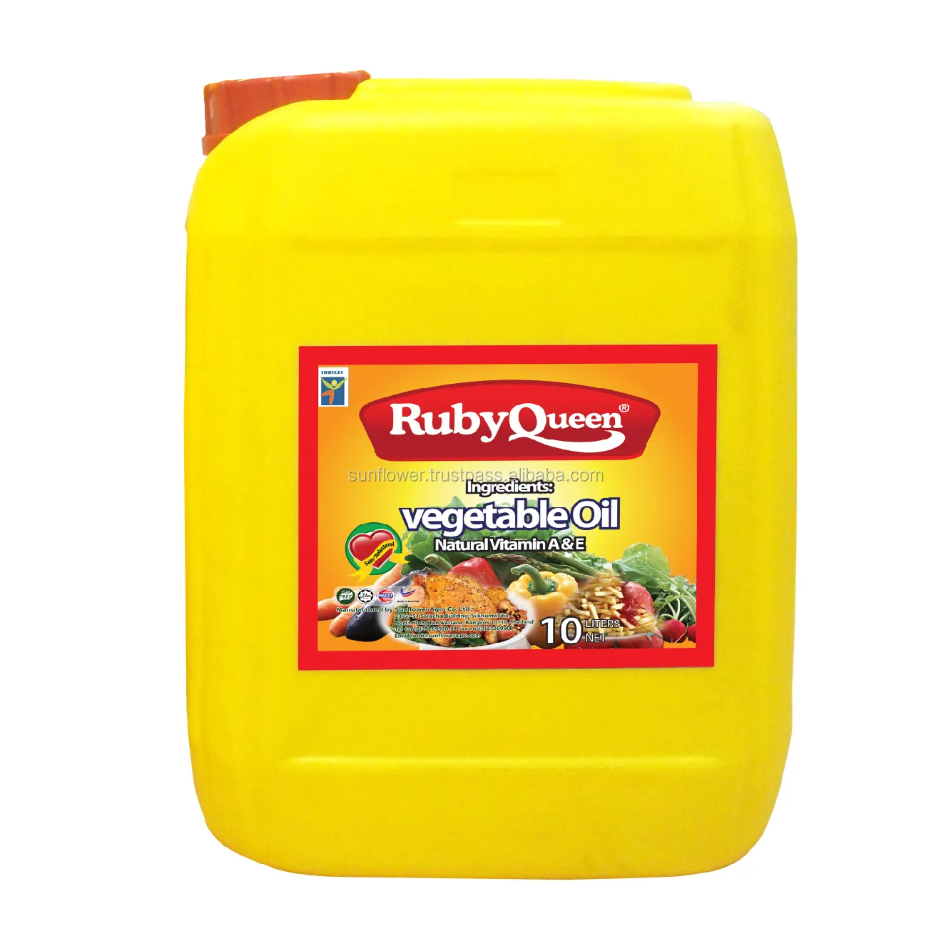 Procesador Cp8 de aceite de palma puro para cocina, aceite de palma de RBD 25L, latas Jerry BM