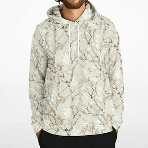 Sweat à capuche en molleton 100% coton pour homme, camouflage Realtree, jungle, forêt, vêtements de sport personnalisés, mode de rue, tricot de haute qualité - Product Image 3