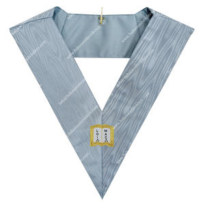Collier d'officier maçonnique Regalia Français Moderne Rite Orator Accessoire d'église unisexe pour adultes - Product Image 1
