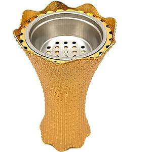 Quemador de incienso de diseño moderno con uso de fragancia con acabado dorado P V T para decoración de mesa de jardín, hogar y oficina - Product Image 4