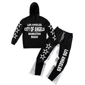 Vente en gros de sweats à capuche pour hommes sans cordon de serrage impression personnalisée broderie logo pull à capuche unisexe en coton pour hommes - Product Image 4