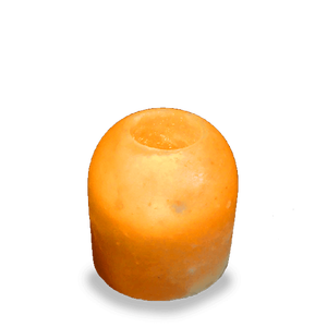 Portavelas con forma de bala de sal del Himalaya, portavelas con forma de bala de sal de roca rosa, portavelas con forma de bala de sal del Himalaya - Product Image 3