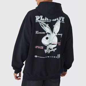 Sudadera con capucha con bordado de hombros caídos y lavado ácido para hombre personalizada 100% algodón ropa de calle de peso pesado para invierno - Product Image 5