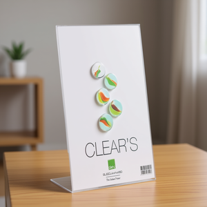 PHOTOFRAMES CLEAR's Transparent PCLEAR01VT03 Vertical <b>Plastic</b> <b>Frame</b> (10x15cm) for Bubola & Naibo - Product Image 3