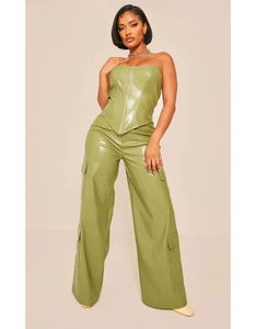 Pantalons de compression en cuir véritable à 100%, pantalons décontractés pour femmes, en cuir de mouton de haute qualité, leggings pour femmes, vente en gros - Product Image 6