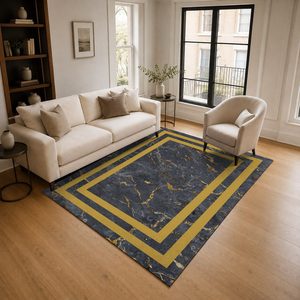 <b>RUGS</b> DEPOT LXDP-0210 Wholesale Beige Brown Minimalist Designer Digital Printed Machine Washable Chenille Area <b>Rug</b> <b>Non</b> <b>Slip</b> - Product Image 2