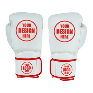Guantes de boxeo de cuero de 6oz, guantes de boxeo al por mayor de 14oz, guantes de boxeo para exteriores, guantes de boxeo directamente de fábrica - Product Image 3