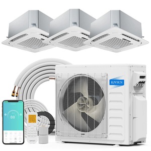 Climatiseur multi-split 3 zones de 28000 BTU, puissant système de refroidissement économe en énergie pour la maison, le bureau et l'hôtel - Product Image 1