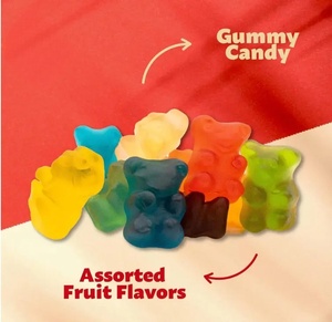 Gomitas de Frutas con Forma de Osito, Varios Sabores, Gelatina Suave y Masticable, Dulces Multicolores, Snacks Dulces de Fábrica OEM - Product Image 2