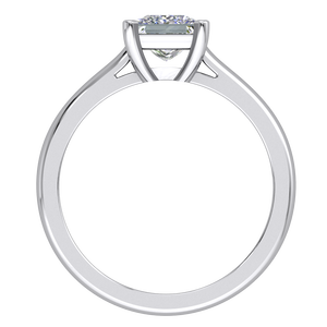 แหวนเพชรสำหรับผู้หญิง ทองคำขาวผสมเหลือง 9K ดีไซน์คลาสสิกหรูหรา ได้รับการรับรองจาก IGI น้ำหนัก 1.06 กะรัต ความสะอาดระดับ VS สี EF เจียระไนแบบบริลเลียนท์ ผลิตจากเพชรเลี้ยงในห้องปฏิบัติการ - Product Image 4