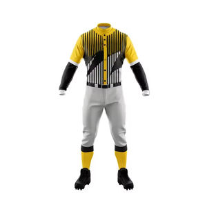 Ensemble d'uniformes de baseball et softball à sublimation personnalisée de la meilleure qualité maillot et pantalon pour hommes prix de gros respirant et raisonnable - Product Image 5