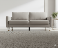 Pieds de meubles modernes en plastique PP robuste Kiraz de 10 cm, à pointe dorée, en forme de T, pour salle à manger, canapé, table de cuisine, salon – Installation facile