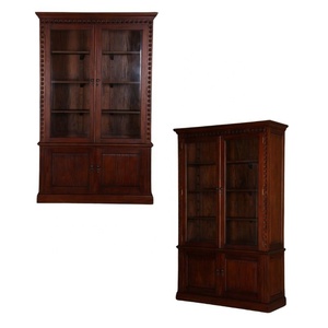 Antique Reproduction Wooden Cabinet Classic Style <b>Solid</b> <b>Wood</b> Display Case for Home Living Room School & Hotel Applications - Product Image 4