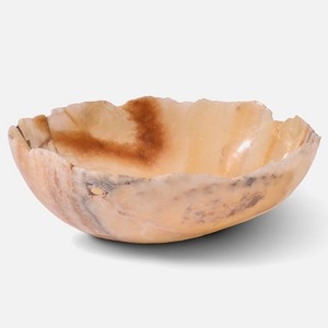 Bol de terre en résine rose extra large coquille bol en bois et résine de taille personnalisée idéal pour les pâtes alimentaires commerciales et la restauration - Product Image 1