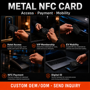 Cartes RFID en métal céramique effet miroir ISO14443A 13,56 MHz MIFARE DESFIRE EV3 2K 4K 8K pour clés de véhicule numériques - Product Image 6