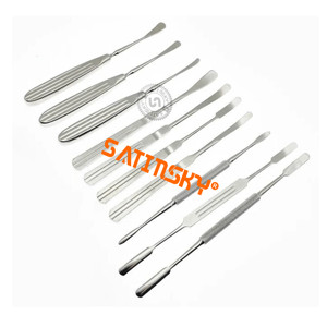 Ciseaux émoussés pour le nez Ciseaux à éplucher à tête ronde incurvée droite Ciseaux à tissus Beauté nasale Plastique Fabriqué avec AISI 420 - Product Image 6