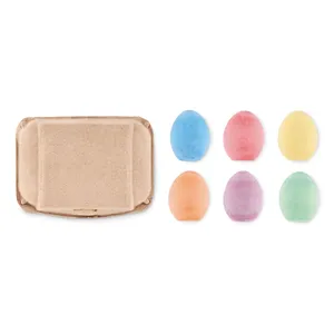 ชุดไข่ชอล์กตกแต่ง TAMAGO 6 ชิ้น ของตกแต่งเทศกาลอีสเตอร์แบบสร้างสรรค์ - Product Image 3