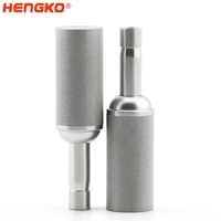 Pierre d'aération en acier inoxydable HENGKO OEM 0,5 2 5 Micron Diffuseur CO CO2 O2 pour bière et aquarium