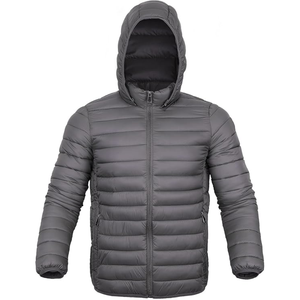 Blouson matelassé pour homme de qualité supérieure, personnalisable sur le devant, coupe-vent, imperméable, à capuche, entièrement personnalisable, très tendance, meilleures ventes - Product Image 1