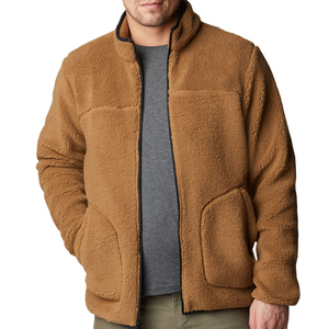 Best Selling Customized Logo Hot Sale Popular Outdoor Mountain Hiking <b>Jacket</b> Solid Design Warming <b>Sherpa</b> Fleece <b>Jackets</b> for <b>Men</b> - Product Image 4