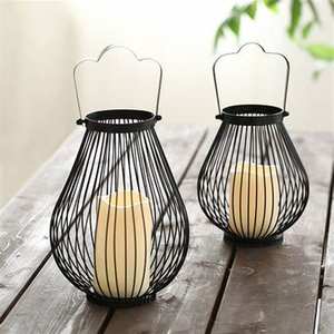 Accesorios de mesa de vidrio de metal Portavelas Pilar de vela hecho a mano para decoración del hogar y la boda en precio al por mayor - Product Image 5