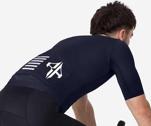 Nuevas camisetas de ciclismo con estampado de cremallera completa para hombre, de poliéster 100% Material, logotipo personalizado de alta calidad Premium para hombre - Product Image 6