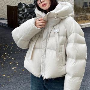 Top Quality Wholesale Woman Puffer Jacket <b>Waterproof</b> Hooded Winter Jacket Premium Women <b>Zipper</b> Jacket Manufacturer - Product Image 6