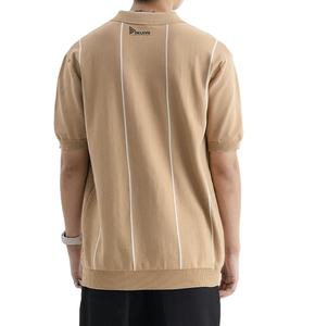 Ropa informal para hombre Polos Venta caliente Nuevo diseño Logotipo personalizado Color sólido Polos transpirables para hombres - Product Image 6