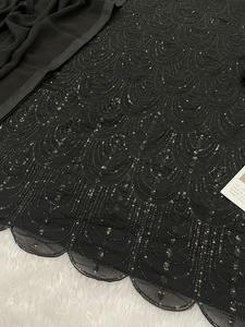 Traje de Georgette de imitación pesado y elegante más vendido con doble Santoon interior e inferior para fiesta y boda disponible para la venta - Product Image 5