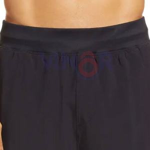Short de gymnastique léger de haute qualité pour hommes haut tendance Style décontracté avec logo personnalisé tissu de toile de couleur unie - Product Image 5