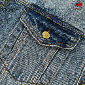 Veste en jean pour homme personnalisée Ryan Pro Gear, fermeture boutonnée confortable, logo personnalisé, style uni, ODM OEM pour l'hiver - Product Image 6