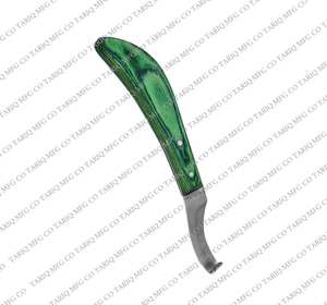 Couteau à sabot en acier inoxydable de qualité supérieure Outil de coupe de soin des sabots de cheval vétérinaire par TARIQ MFG CO CE ISO EU - Product Image 6