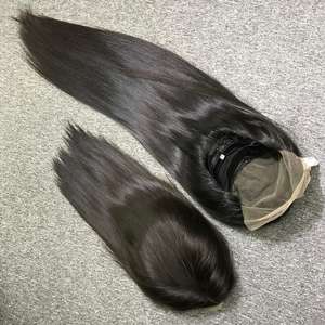 ขายส่งวิกผมกระดูกตรง, หุ้นขนาดใหญ่ผมบริสุทธิ์คุณภาพสูง 100% ผมบริสุทธิ์, ผมดิบเวียดนาม - Product Image 3