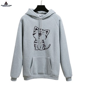 OEM personalizado diseño de impresión de ajuste suelto gota hombro francés Terry mujeres sudaderas con capucha gráfico Streetwear pulóver Sudadera con capucha - Product Image 6