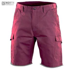 Shorts cargo en toile pour homme 2025, taille élastique, logo personnalisé, décontracté d'été, ample, sport de plein air, séchage rapide, fermeture à cordon - Product Image 1