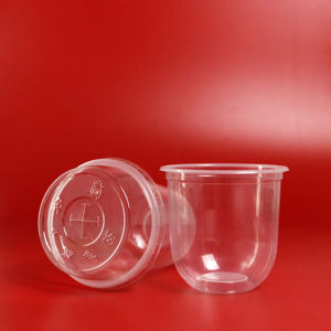 Tasses en plastique PP jetables transparentes de l'usine Quang Quan 16 20 22 24oz tasses à paroi unique pour jus de thé au lait café - Product Image 5