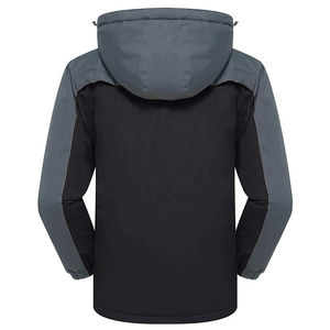 Service OEM Vente en gros Veste Softshell confortable Coupe-vent Respirante Veste Softshell en crochet Vente en gros pour hommes Personnalisée - Product Image 5