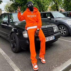 Chándales Personalizados con Lavado Ácido, Diseño Personalizado con Logotipo, Chándales Desgastados para Hombre, Conjuntos de Chándal con Lavado Ácido, Chándales para Correr - Product Image 1