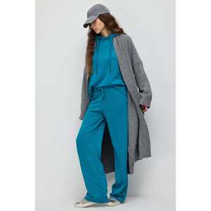 Pantalons de survêtement à jambes larges pour femmes, doux au toucher, 100% polyester, taille ajustable, pour les activités de plein air - Product Image 2