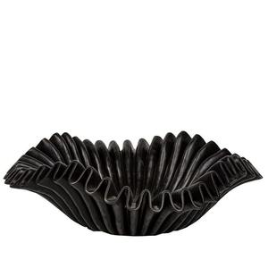 Bol à volants en marbre fabriqué à la main plat de fruits de pétoncles Antique bol de fleurs décoratives Vintage Unique Urli mariage cadeaux de pendaison de crémaillère - Product Image 4