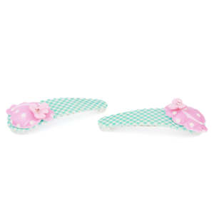 กิ๊บติดผมเด็กผู้หญิง 2 ชิ้น- สีฟ้า - Product Image 2