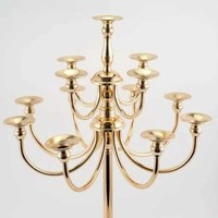 Bougeoir en métal en laiton pur bougeoirs de sol et pièce maîtresse de cadeau de mariage pilier de salon et lanternes nouveauté