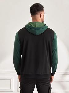 Vente en gros OEM sweat à capuche personnalisé pour hommes sweat-shirt à capuche léger pull-over pour hommes logo personnalisé et couleurs disponibles - Product Image 3